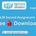 BEGLA 136 Solved Assignment 2024-25: Free PDF Download