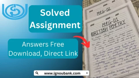 IGNOU Assignment Answers Free Download 2024 What You Need to Know