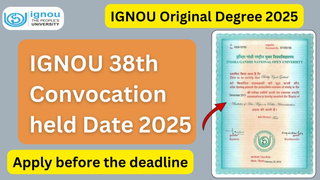 IGNOU Convocation 2025: Everything You Need to Know