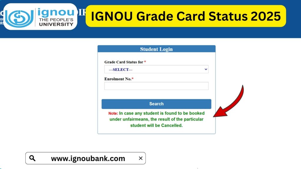 IGNOU Grade Card 2025: How to Check, Download, and Understand Your Score