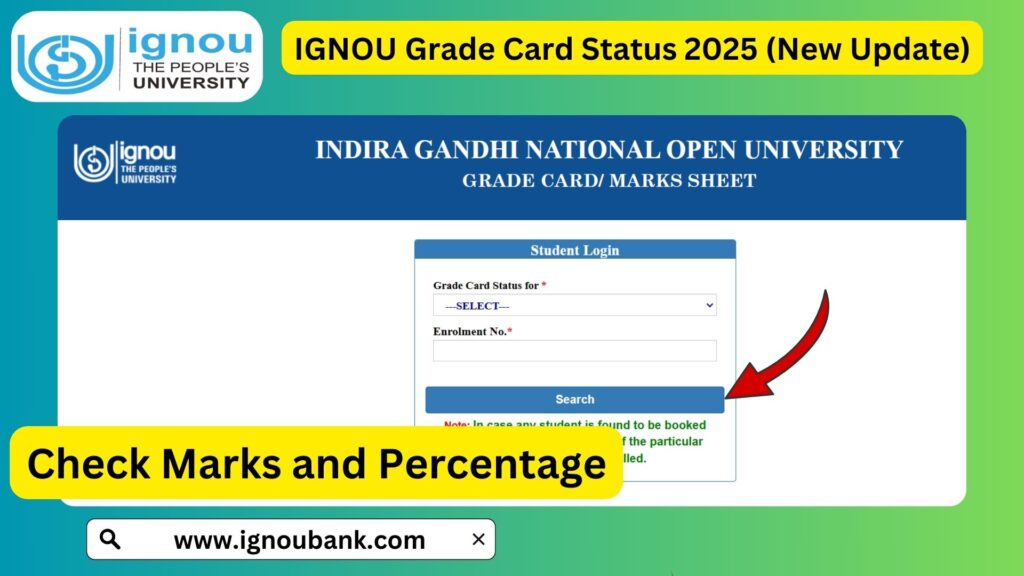 IGNOU Grade Card Status 2024: How to Check, Updates, and Important Links