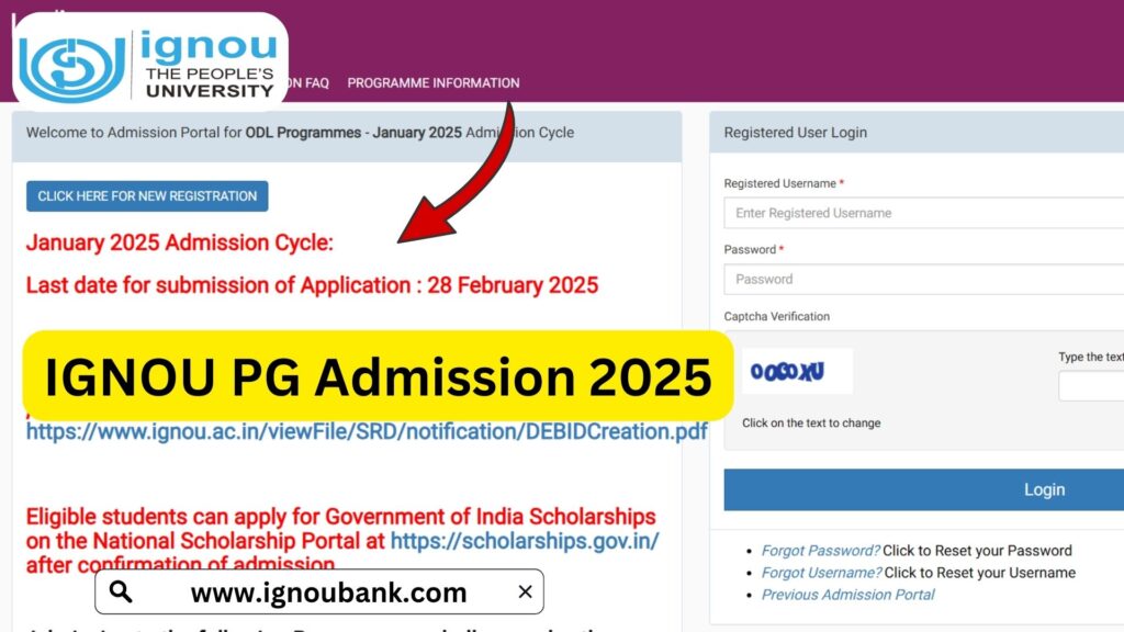 IGNOU PG Admission 2025: A Comprehensive Guide