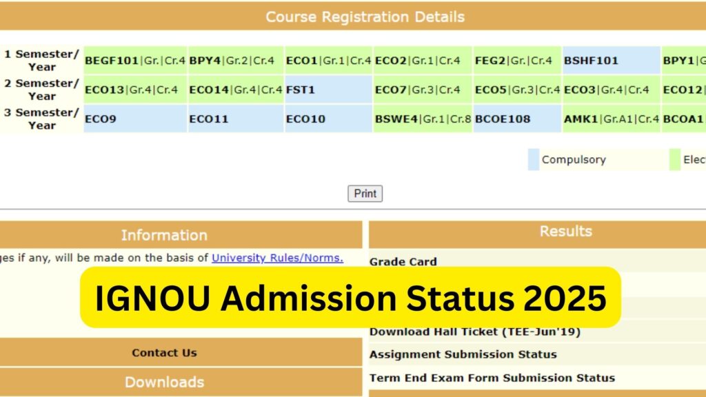 IGNOU Admission Status 2025 – Complete Guide 1 IGNOU Admission Status 2025 – Complete Guide