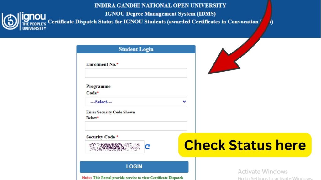 IGNOU Degree Dispatch Status 2025: Check Your Degree Online