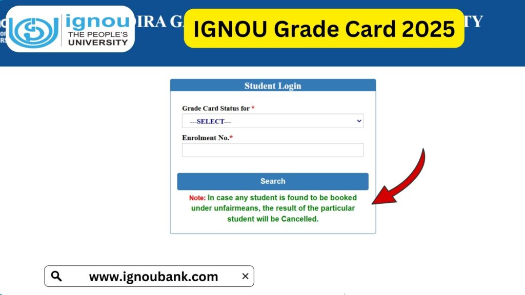 IGNOU Grade Card 2025: Everything You Need to Know