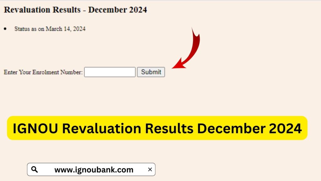 IGNOU Revaluation Result December 2024 – Check Your Revaluation Status Online