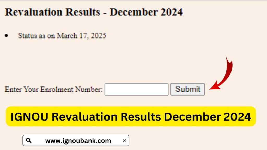 IGNOU Revaluation Results December 2024: How to Check & Important Information