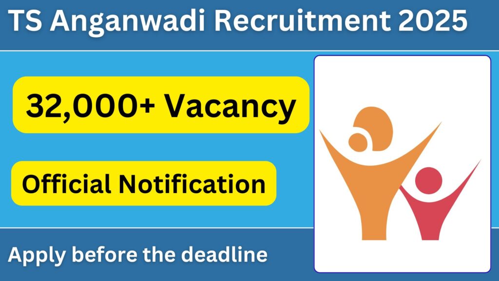 TS Anganwadi Recruitment 2025: Apply Online for Various Posts