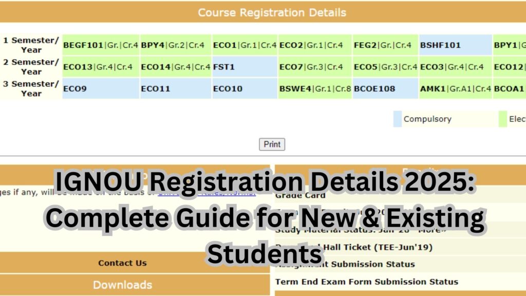 IGNOU Registration Details 2025: Complete Guide for New & Existing Students 1 IGNOU Registration Details 2025: Complete Guide for New & Existing Students
