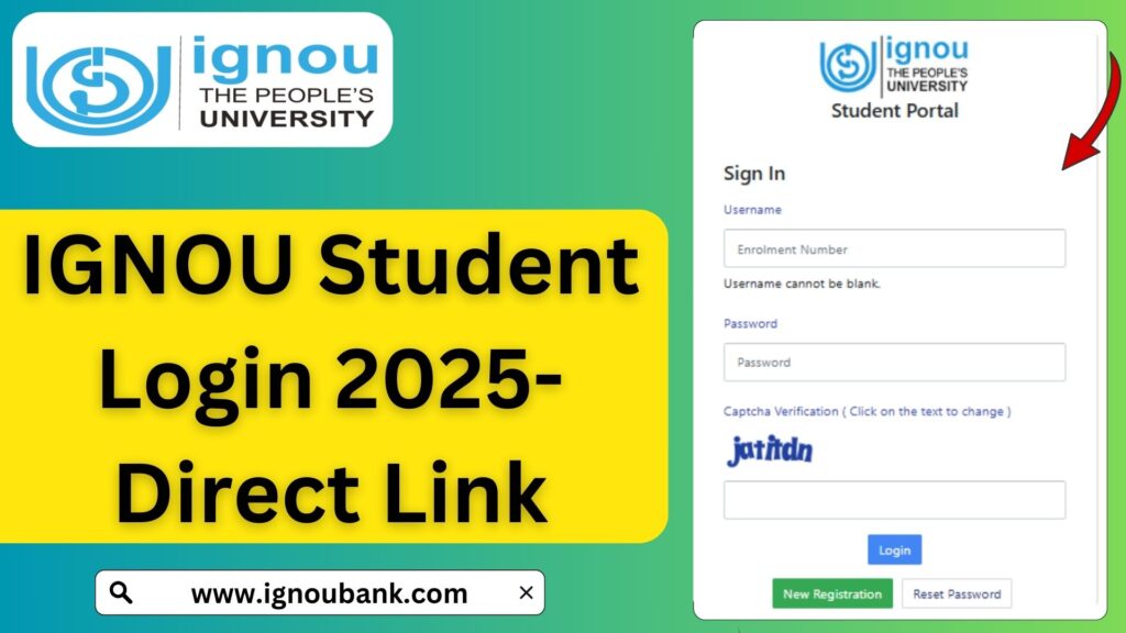 IGNOU Student Login 2025 – Complete Guide for New and Existing Students 1 IGNOU Student Login 2025 – Complete Guide for New and Existing Students