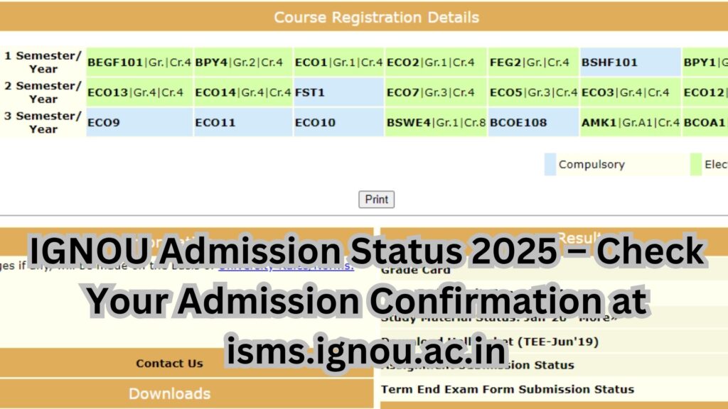 IGNOU Admission Status 2025 – Check Your Admission Confirmation at isms.ignou.ac.in 1 IGNOU Admission Status 2025 – Check Your Admission Confirmation at isms.ignou.ac.in