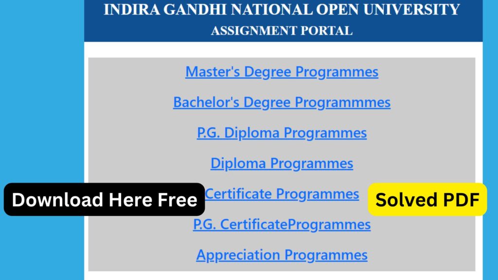 IGNOU Assignment 2025 July Session: Complete Guide for Submission, Status & FAQs 1 IGNOU Assignment 2025 July Session: Complete Guide for Submission, Status & FAQs