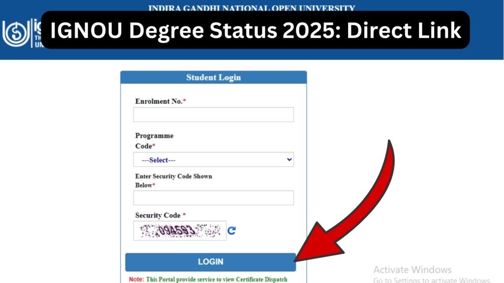 IGNOU Degree Status 2025 – A Complete Guide to Track Your Degree Dispatch and Delivery 1 IGNOU Degree Status 2025 – A Complete Guide to Track Your Degree Dispatch and Delivery