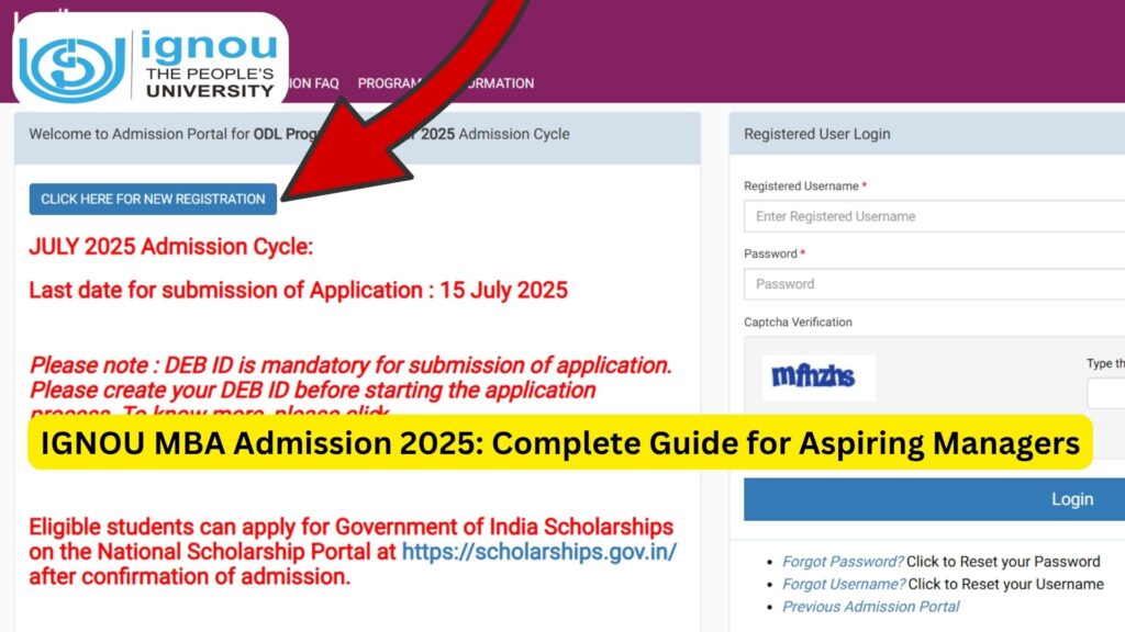 IGNOU MBA Admission 2025: Complete Guide for Aspiring Managers 1 IGNOU MBA Admission 2025: Complete Guide for Aspiring Managers