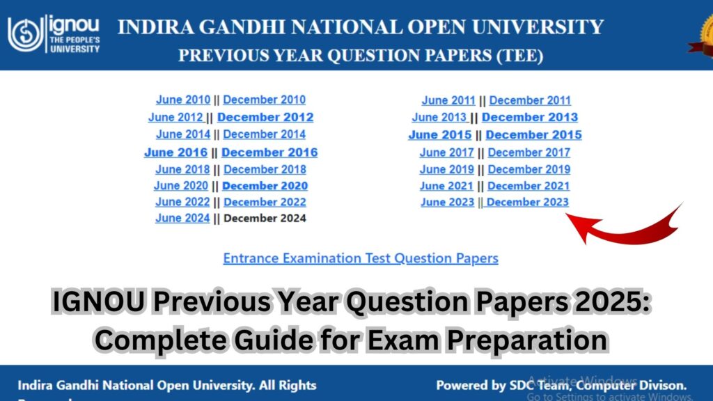 IGNOU Previous Year Question Papers 2025: Complete Guide for Exam Preparation 1 IGNOU Previous Year Question Papers 2025: Complete Guide for Exam Preparation