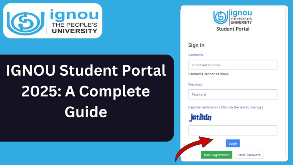 IGNOU Student Portal 2025: A Complete Guide 1 IGNOU Student Portal 2025: A Complete Guide