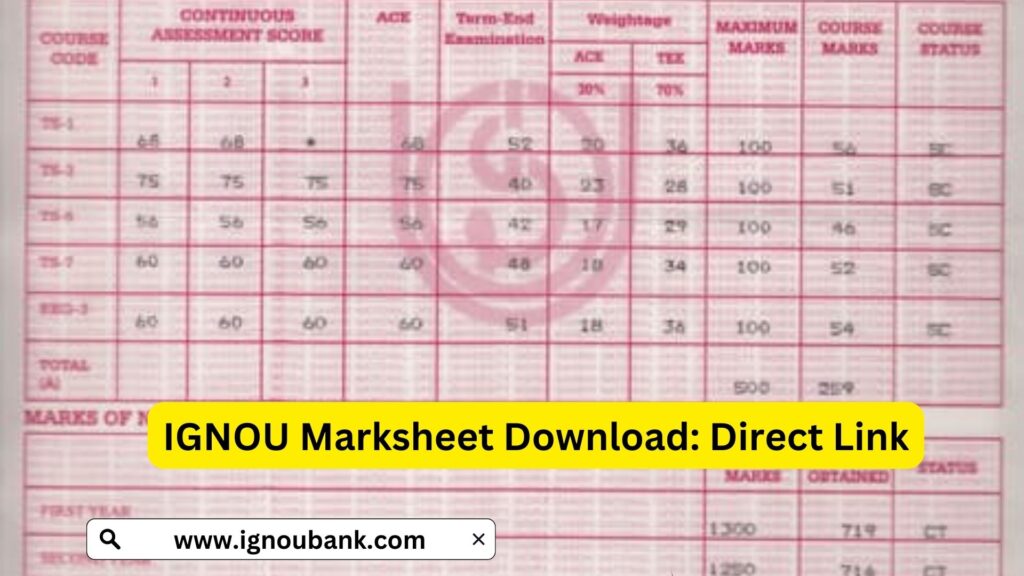 IGNOU Marksheet Download 2025: Complete Guide to Access, Track, and Understand Your Marksheet 1 IGNOU Marksheet Download: Complete Guide to Access, Track, and Understand Your Marksheet