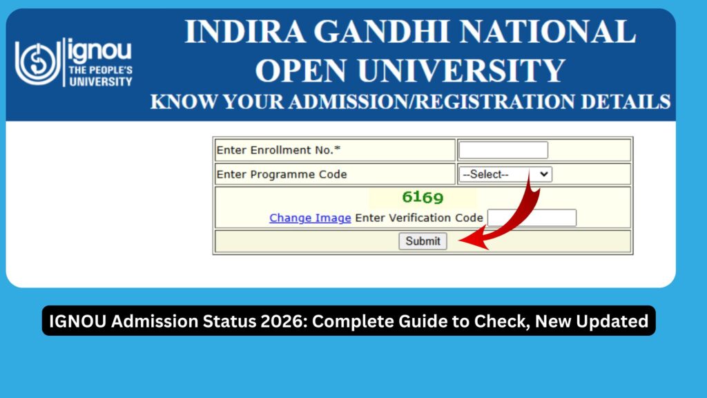 IGNOU Admission Status 2026: Complete Guide to Check, New Updated 1 IGNOU Admission Status 2026: Complete Guide to Check, New Updated