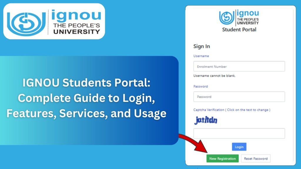 IGNOU Students Portal: Complete Guide to Login, Features, Services, and Usage 1 IGNOU Students Portal: Complete Guide to Login, Features, Services, and Usage