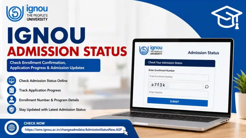 IGNOU Admission Status 2026: Check Enrollment Confirmation Online